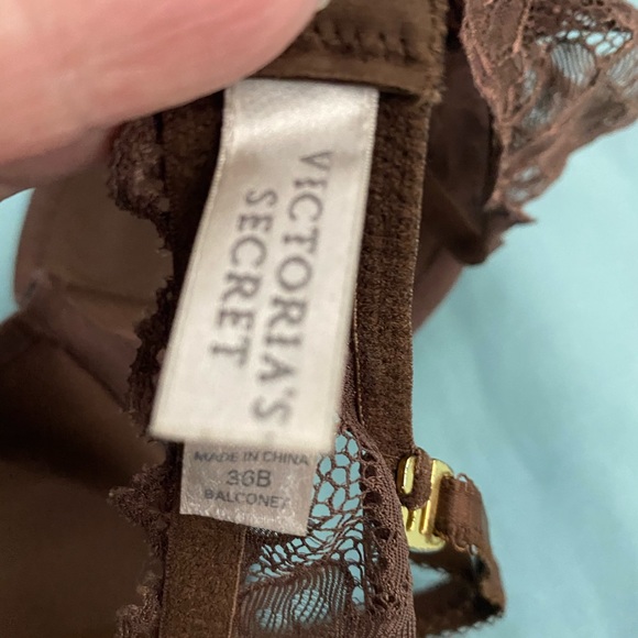Victoria Secret Balconette Bra 36B Brown - Picture 4 of 4